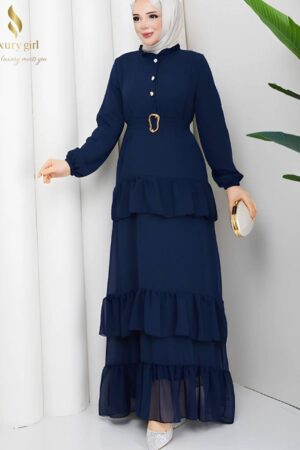 فستان شيفون طويل